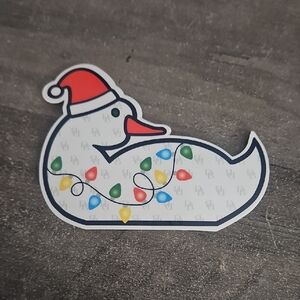 Dooney & Bourke Holiday Duck Sticker with  Lights